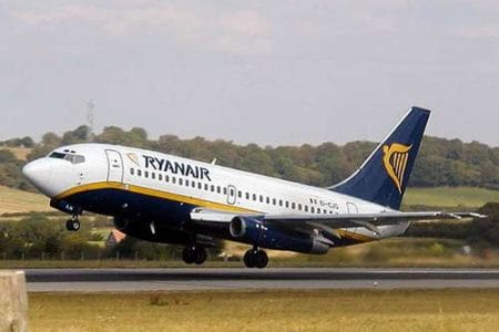 Nuevas rutas de Ryanair desde Tenerife Sur