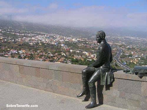 El mirador de Humboldt, en el Valle de la Orotava